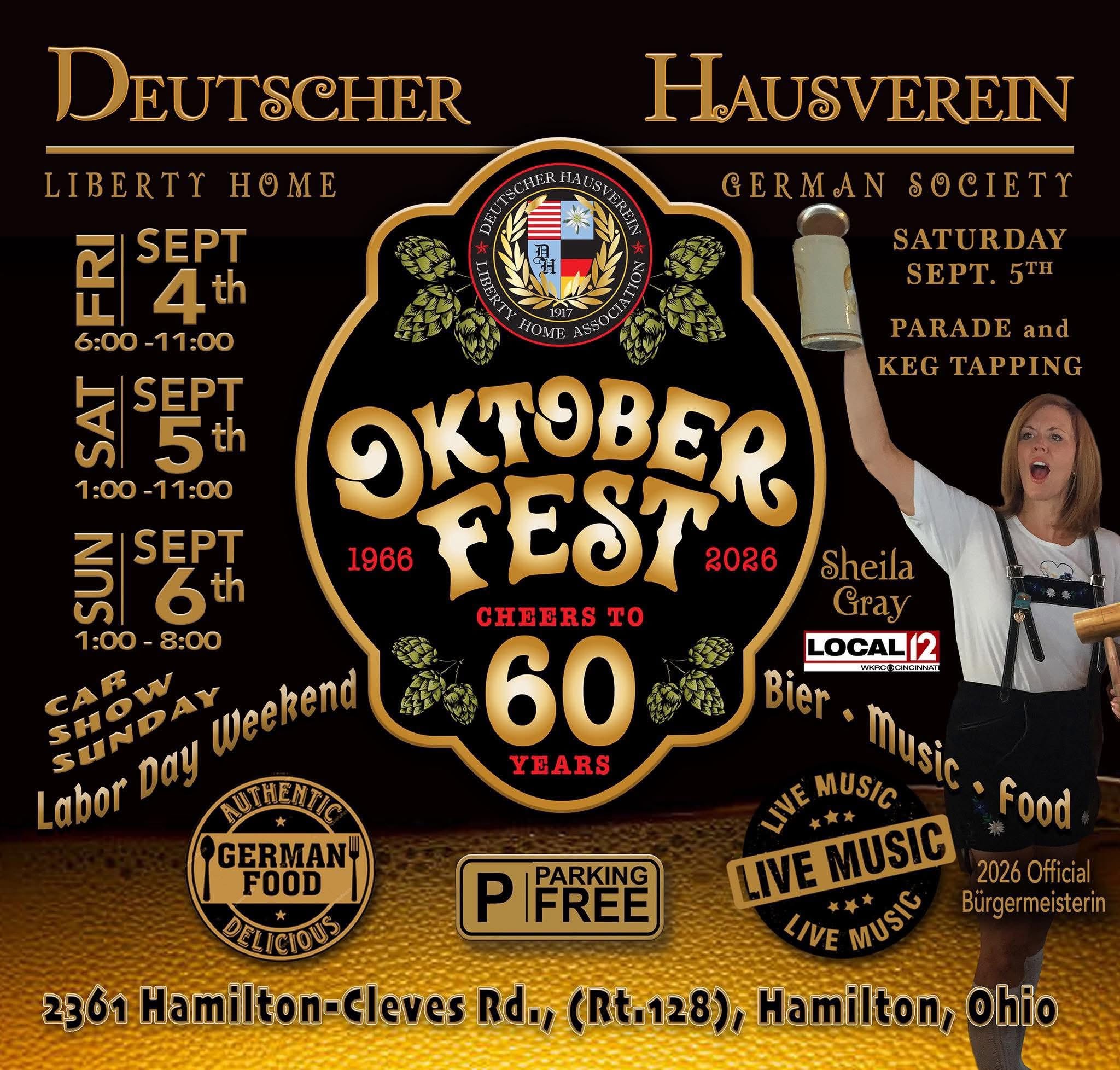 Join the 60th Annual Oktoberfest in Hamilton, Ohio